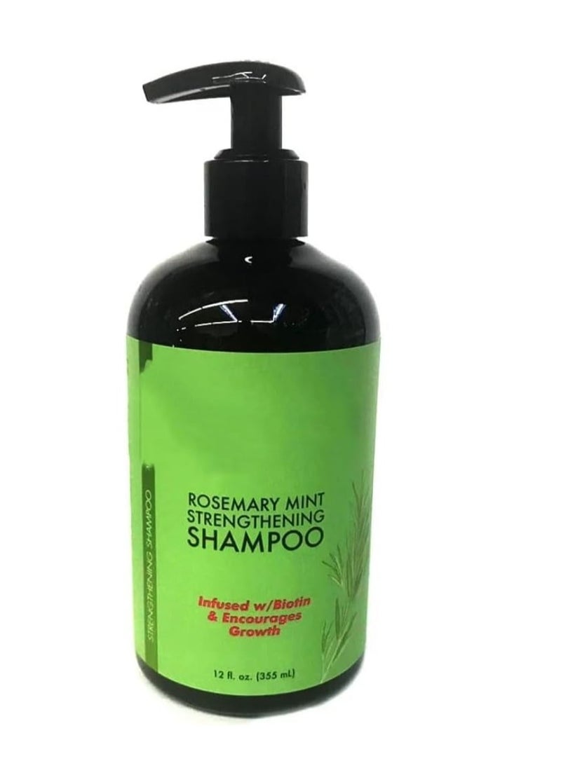 DubaiGallery - Organics Mint & Rosemary Hair Strengthening Set - Shampoo, Conditioner, Hair Mask, Hair Growth - Enriched with Biotin, Cleanses and Helps Strengthen Weak, Brittle Hair - Image 1