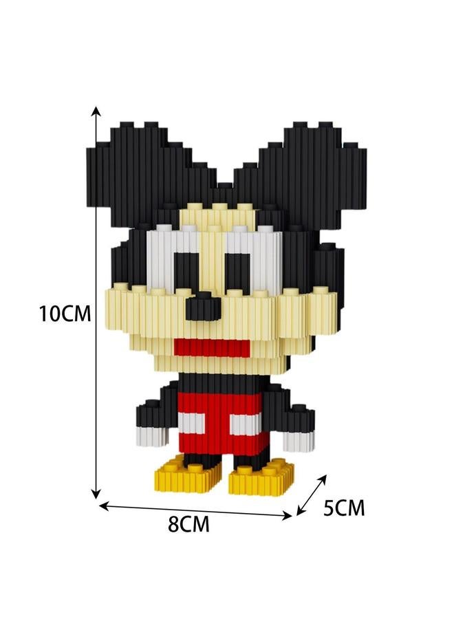 Miniature Small Particle Puzzle Building Blocks Gift Children's Educational Toy (Black Mouse)  - Image 2