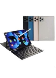 AirTab A15 Max 5G Wi-Fi Android Tablet with 10.1 Inch Display 16GB RAM 1TB ROM 10000mAh Battery with Wireless Arabic Keyboard Grey  - Image 2