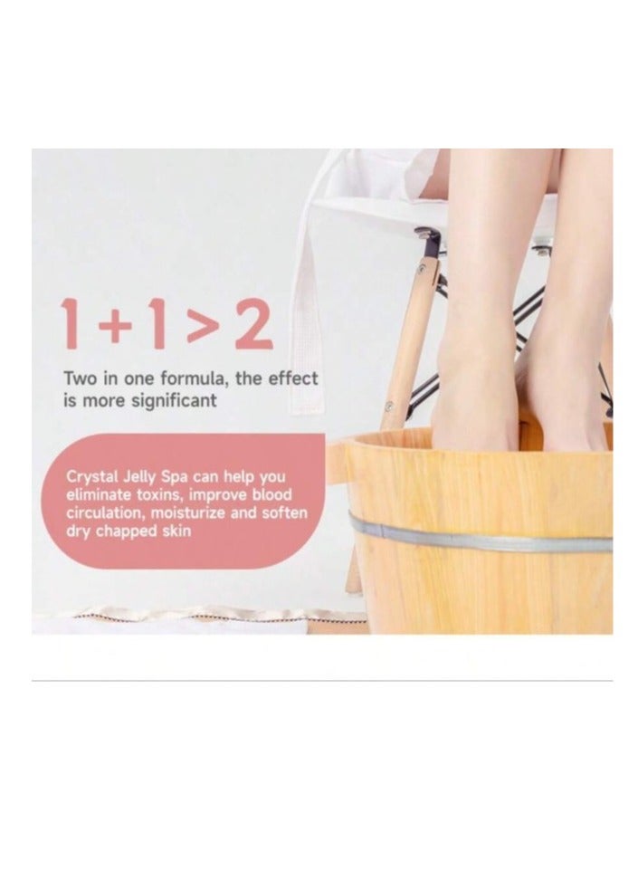 Foot Bath Salt Remove Toxins With Lavender and moisturizing gel Foot Callus Fight Infections Boost Immunity Help Treat Athletes Foot, Inflammation, Relieve Tired, Achy, Itchy Feet 50g+50g - Image 3