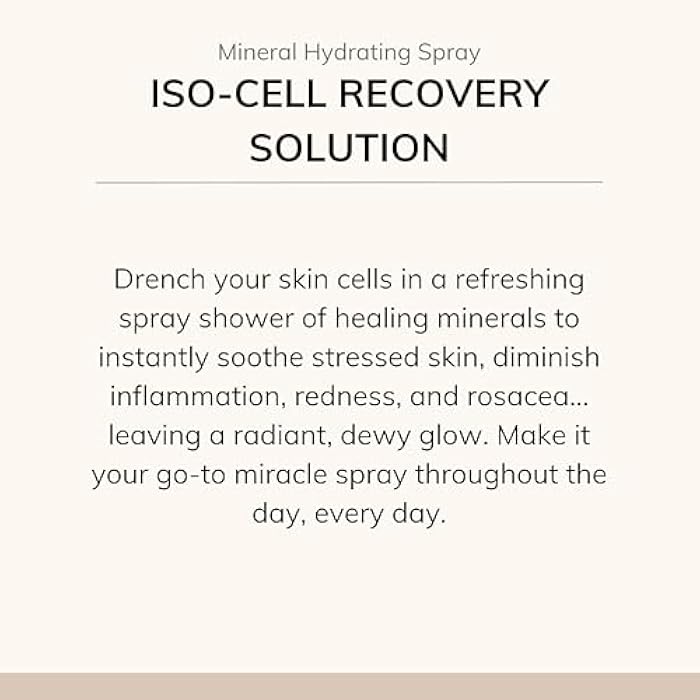 Le Mieux Iso-Cell Recovery Solution Facial Toner - Soothing Face Mist, Hydrating Amino Acid & Mineral Spray to Help Calm Post-Treatment Skin, No Parabens or Sulfates (6 oz / 180 ml) - Image 4