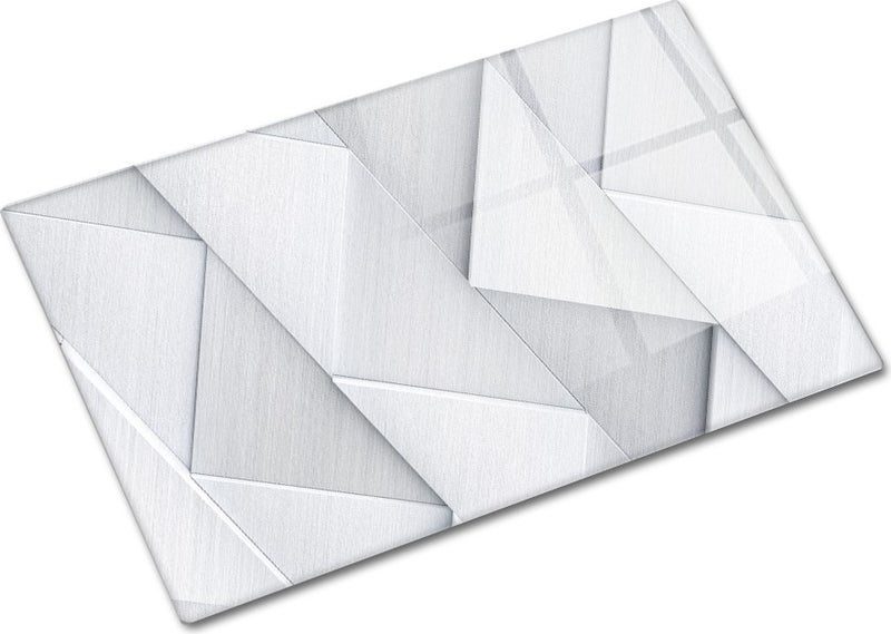 Silver Pattern | Glass Cutting Board - Glass Cutting Table