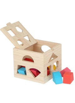 Generic The entertaining cube game contains thirteen slots for the intelligence box with educational geometric shapes to build shape, color, numbers, and size. It develops early children’s mental ability and builds their skills. Suitable for boys and girls.  - Image 2