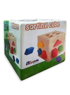 Generic The entertaining cube game contains thirteen slots for the intelligence box with educational geometric shapes to build shape, color, numbers, and size. It develops early children’s mental ability and builds their skills. Suitable for boys and girls.  - Image 4
