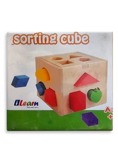 Generic The entertaining cube game contains thirteen slots for the intelligence box with educational geometric shapes to build shape, color, numbers, and size. It develops early children’s mental ability and builds their skills. Suitable for boys and girls.  - Image 5