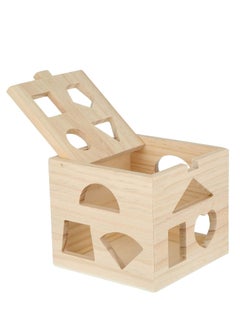 Generic The entertaining cube game contains thirteen slots for the intelligence box with educational geometric shapes to build shape, color, numbers, and size. It develops early children’s mental ability and builds their skills. Suitable for boys and girls.  - Image 3