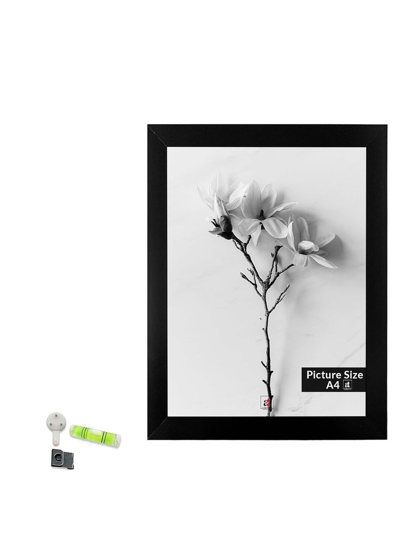 Art Street Art Street A4 Size Certificate, Document Photo frames Single For Home Decoration, Living Room, Office Decoration (Black, Size: 8" x 12")  - Image 4