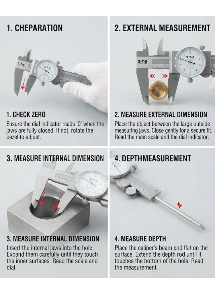 Insize Dial Caliper by Insize 1312-150A - Image 2