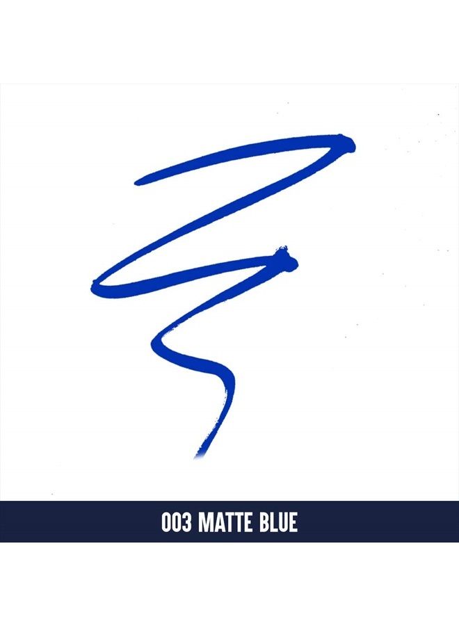 Colorbar All Matte Eyeliner, Blue 003, 2.5ml - Image 3