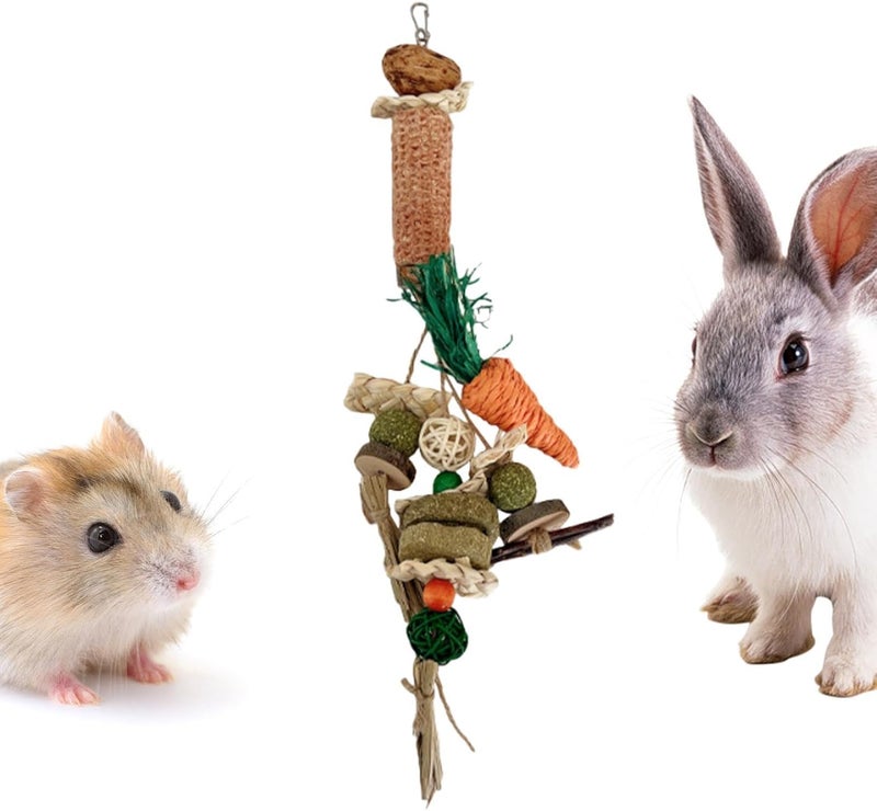 Space saving Bite Toys | Anti-Tear Supplies for Hamsters and Rabbits | Wear Bites - Relieve Boredom in Outdoor, Garden, Yard, Bedroom, Park or Cage Globally engineered build - Image 1