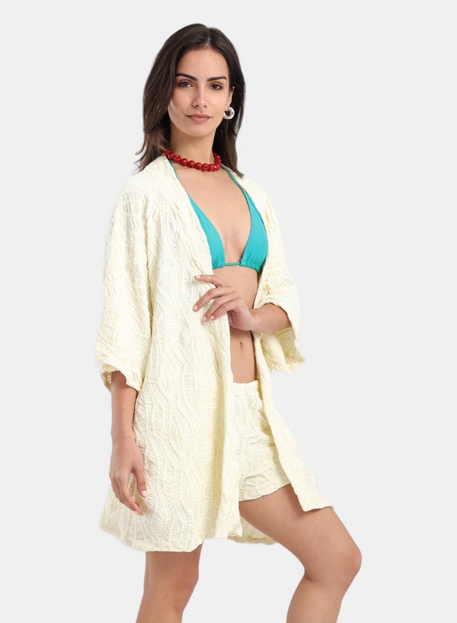 Carina One Size Beach Kimono  - Image 3
