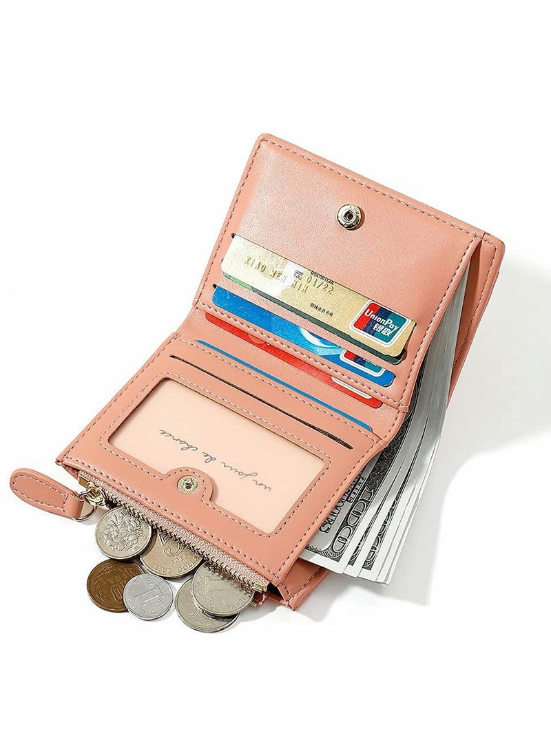 KASTWAVE Small Purses for Women Fashion Stone Pattern Girls Wallet Thin and Light Card Holder Organizer (Yellow) - Image 2