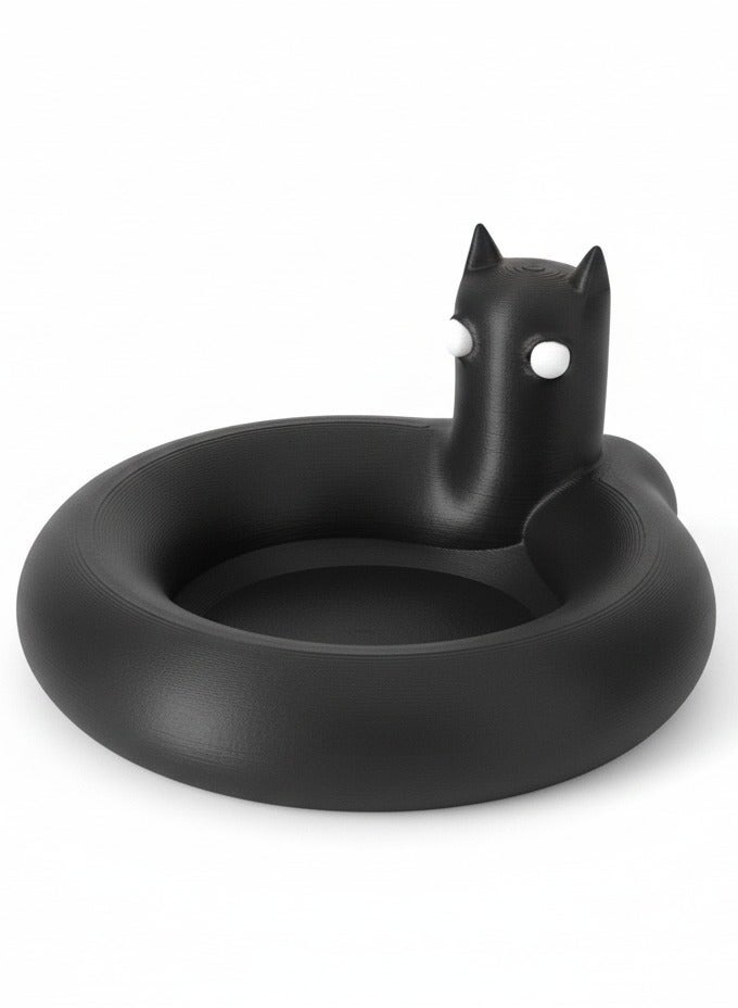 أخوة ثلاثي الأبعاد مجموعة منظم مكتب بتصميم قطة – مجموعة من 3 قطع للتنظيم والديكور العصري - Image 5