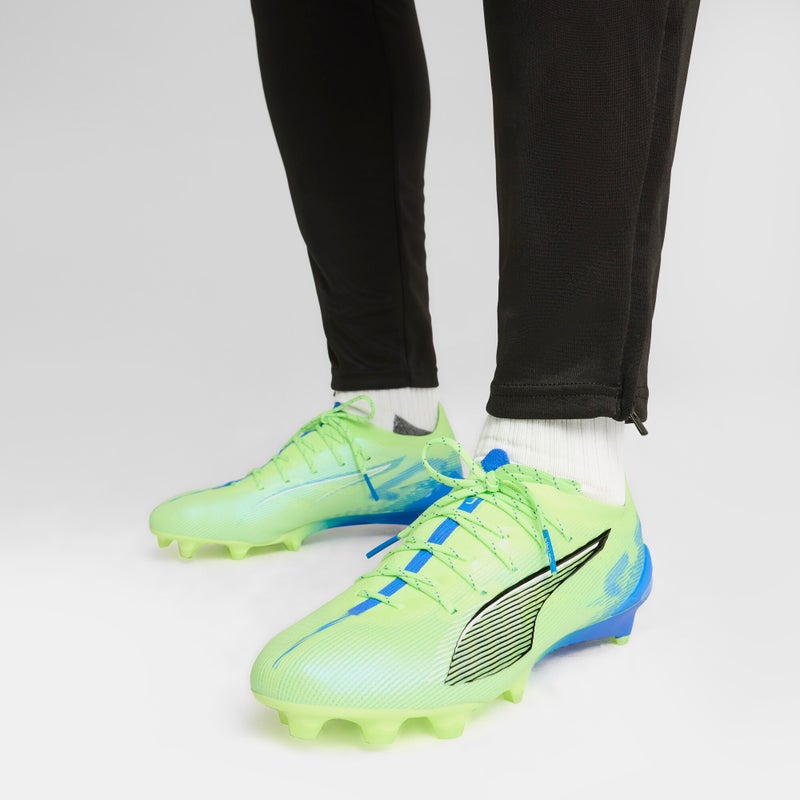 PUMA ULTRA 5 ULTIMATE FG Mens Green Football Boots - Image 2