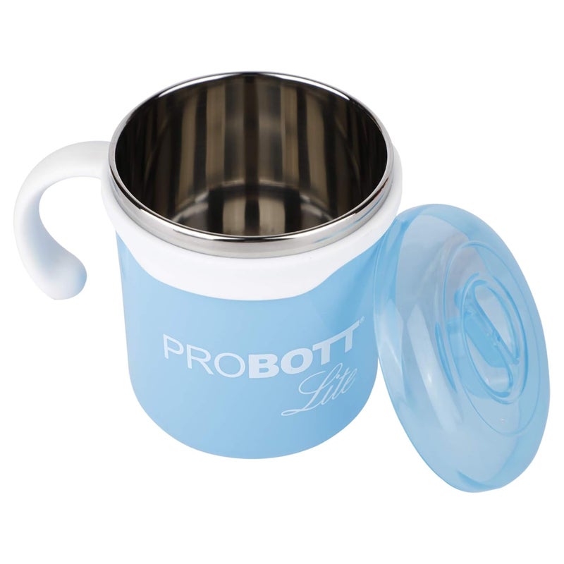 PROBOTT PROBOTT LITE Stainless Steel Fridge Refrigerator Thunder Cuppa drinkware Mug Each 280ml - Pack of 2 (Blue)  - Image 3
