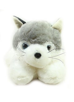 Tickles Tickles Husky Dog Soft Stuffed Plush Animal Toy for Kids Boys & Girls Birthday Gifts (Color: Grey Size: 28 cm)  - Image 1