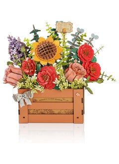 Robotime Rowood Wooden Bloom Box DIY 3D Puzzle TW02H Premium 3D Puzzle Building Kits for Adults & Teens - Decorative Home Décor, Ramadan & Holiday Gift (Eid and Birthday) for Puzzle Enthusiasts, Stress Relief STEM Project  - Image 5