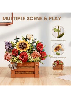 Robotime Rowood Wooden Bloom Box DIY 3D Puzzle TW02H Premium 3D Puzzle Building Kits for Adults & Teens - Decorative Home Décor, Ramadan & Holiday Gift (Eid and Birthday) for Puzzle Enthusiasts, Stress Relief STEM Project  - Image 3
