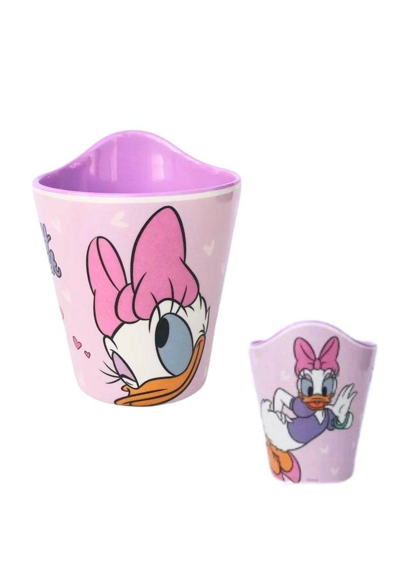 Disney Daisy duck Kids Drinking Cup Adorable Pink & Purple Carton Character Print BPA-Free & Durable 320ML - Image 1