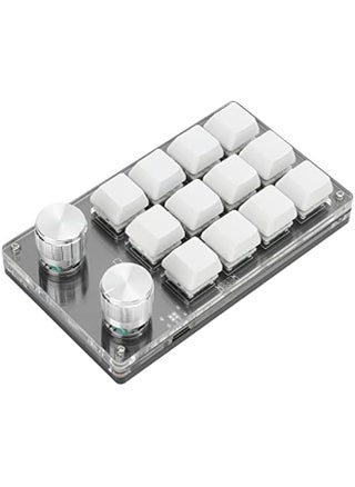 One Handed Mechanical Keyboard 12 Key RGB Gaming Keyboard DIY Programmable Keypad for Office Gaming Lab(Black White) - pzsku/ZB8F8AE6B96A69767DB5CZ/45/_/1731110867/1842afe2-1f32-48b1-919f-bebc5803f8b6