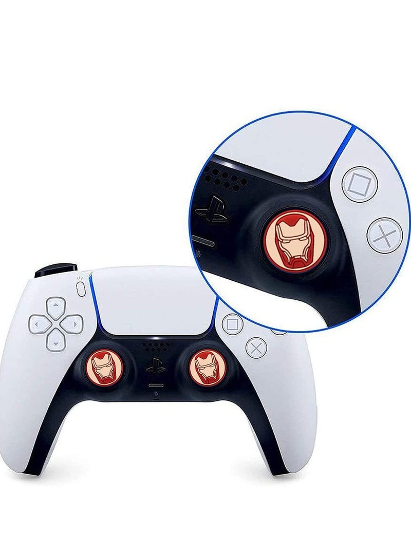 6Pcs Analog Thumb Grip Stick Cover, Wireless Controllers Game Remote Joystick Cap, Fantastic Non-Slip Silicone Handle Protection Cover for PS5/PS4/Xbox one/360/Nintendo Switch PRO - Image 2