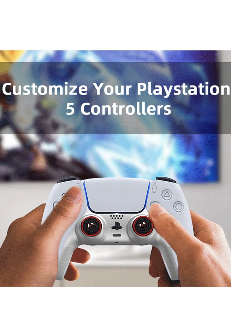 6Pcs Analog Thumb Grip Stick Cover, Wireless Controllers Game Remote Joystick Cap, Fantastic Non-Slip Silicone Handle Protection Cover for PS5/PS4/Xbox one/360/Nintendo Switch PRO - Image 5