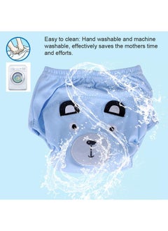 3 Layers Soft Diaper Pappy Training Pants Washable Reusable for Baby Infant Bear