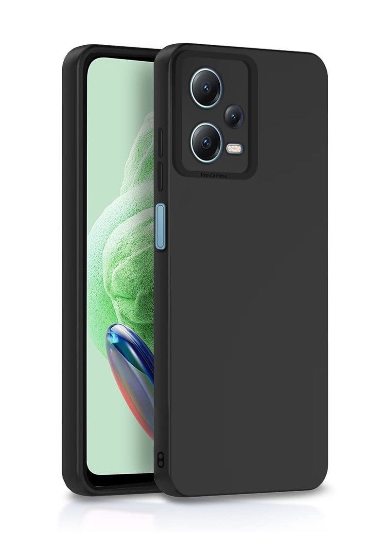 بورتوني غطاء Redmi Note 12 Pro Plus 5G غطاء خلفي ناعم من مادة TPU مرن وناعم من السيليكون غير لامع مع حماية الكاميرا لهاتف Xiaomi Redmi Note 12 Pro Plus 5G  - Image 1