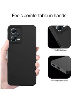 بورتوني غطاء Redmi Note 12 Pro Plus 5G غطاء خلفي ناعم من مادة TPU مرن وناعم من السيليكون غير لامع مع حماية الكاميرا لهاتف Xiaomi Redmi Note 12 Pro Plus 5G  - Image 5