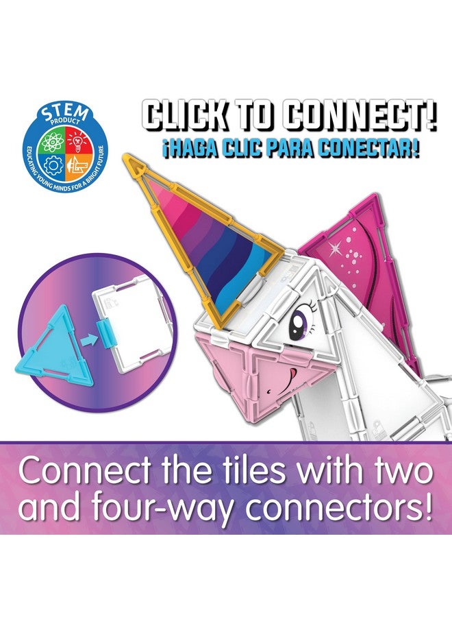 The Learning Journey Techno Tiles - Magical Unicorn | Construction Project with 100+ Building Pieces | STEM Projects for Kids Ages 5-10 | Engineering Activity for Girls & Boys - Image 3