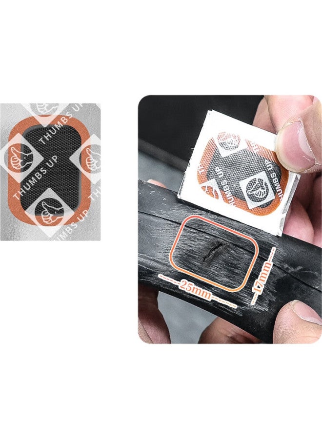 Lebycle Mountain And Road Bicycle Tire Repair Tool Kit, Portable Inner Tube Patch Glue, Patch Pads, Includes Tire Levers And Tire Beating Tools - Image 1