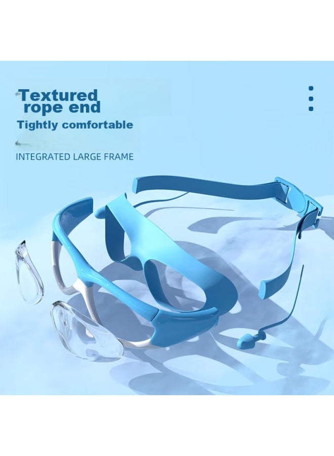 Jettiger Jiehu Children's Swimming Goggles And Swim Cap, High-definition Waterproof Anti-fog, Unisex Swimming Equipment, Diving Goggles Set - Image 4