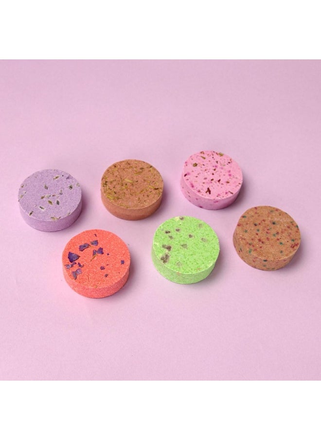 ECVV - 6-Pack Organic And Natural Essential Oil Handmade Bath Bombs Gift Set - Image 1