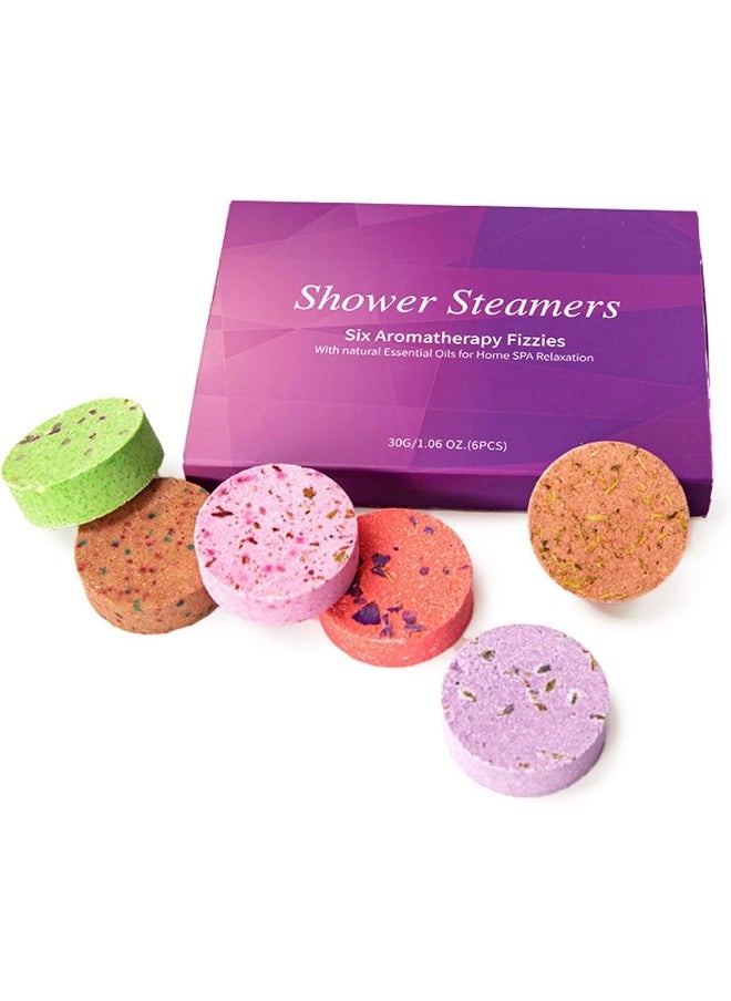 ECVV - 6-Pack Organic And Natural Essential Oil Handmade Bath Bombs Gift Set - Image 1