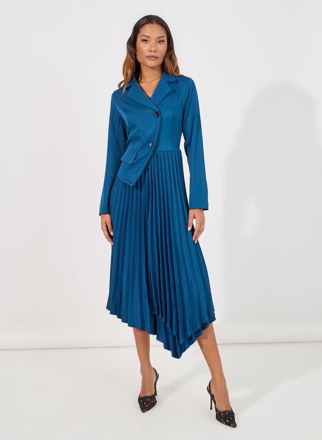Styli Pleated Blazer Dress  - Image 1