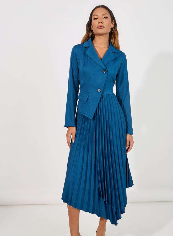 Styli Pleated Blazer Dress  - Image 2