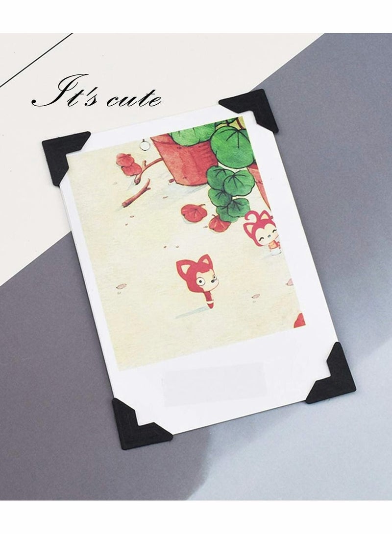 KASTWAVE Photos Mounting Sticker Photo Corners Stickers Self Adhesive for Bedroom DIY Scrapbooking Picture Album DIY Scrapbook Picture Album DIY Craft (120 Pcs 5 Colors) - Image 2