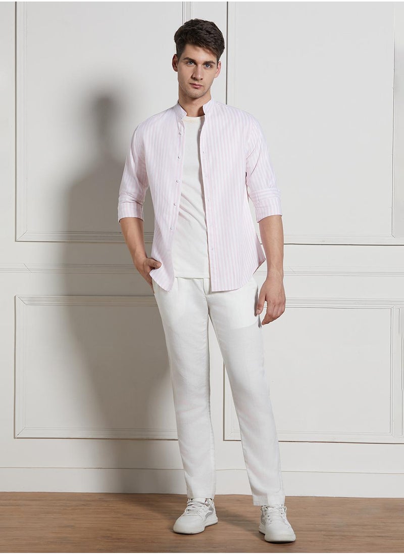 Dennis Lingo Pink Casual Shirt for Men - Regular Fit, Trendy  - Image 5