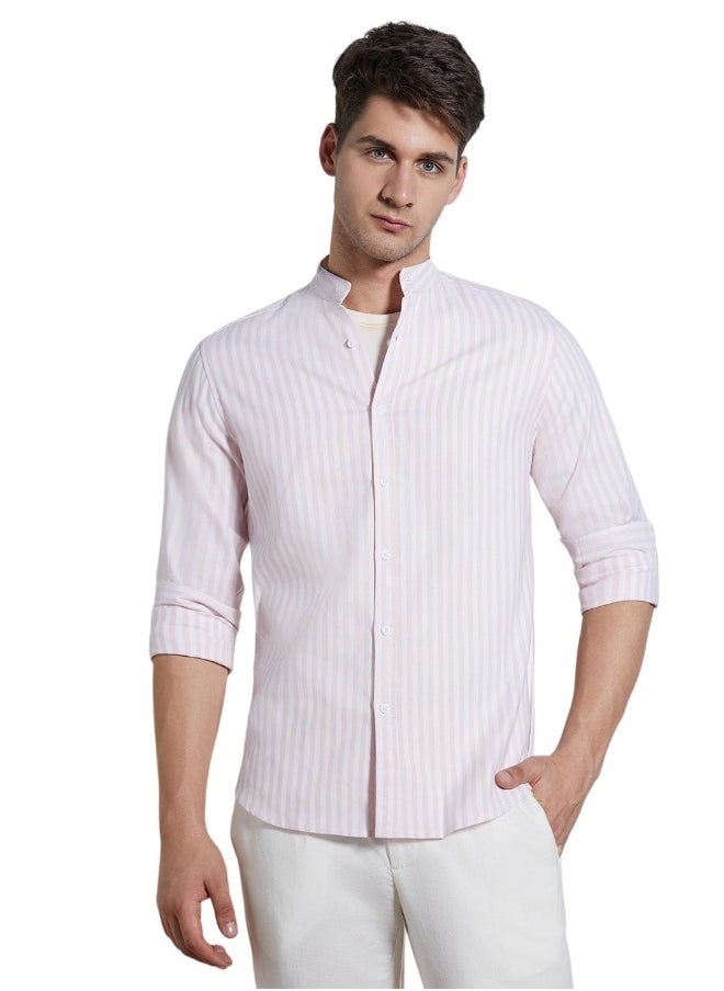 Dennis Lingo Pink Casual Shirt for Men - Regular Fit, Trendy  - Image 1