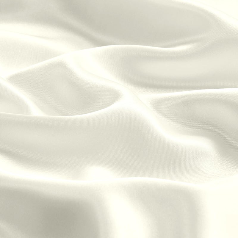 بيديليت وسادة ساتين بيدليت مع وسادة سحاب العاج الحالات بحجم كوين مجموعة من 2 ناعم وتبريد مماثل من حالات وسادة الحرير هدية للنساء الرجال (20 × 30 بوصة) - Image 3