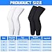 JenPen 4 Pieces Kids Long Compression Leg Sleeve Full Length UV Protection for Boy Girl Youth Cycling Basketball Sports Size S - Image 4