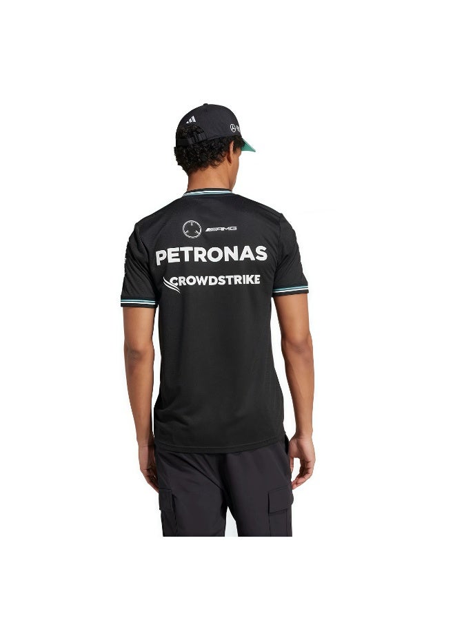Mercedes-Benz F1 racing suit for men - AMG Mercedes Hamilton team uniform - quick-drying short-sleeved T-shirt - Image 4