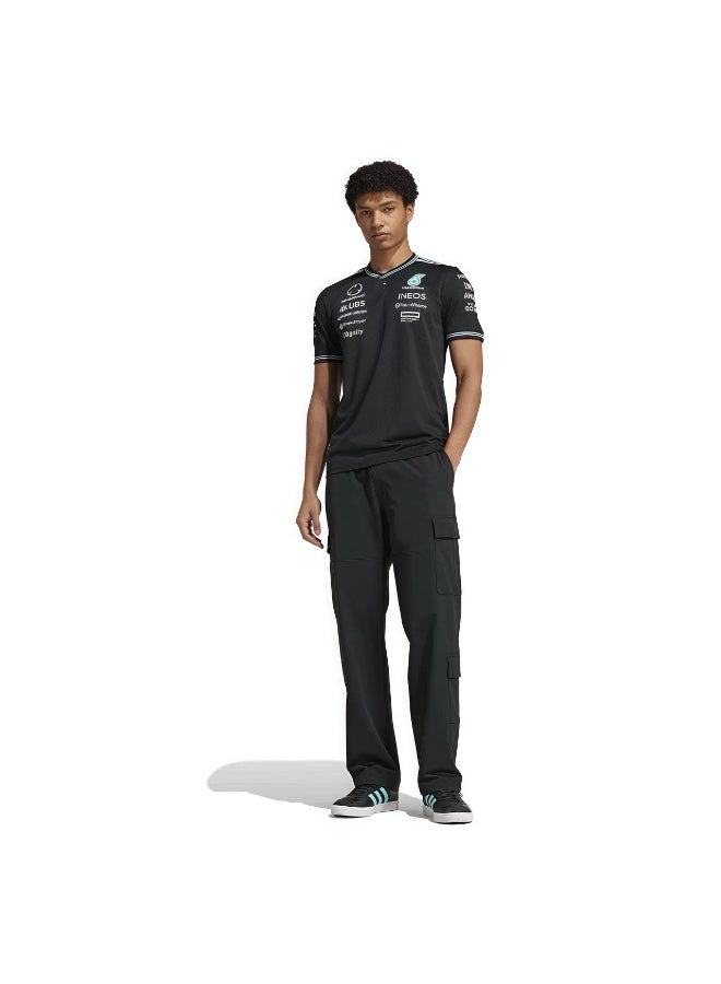 Mercedes-Benz F1 racing suit for men - AMG Mercedes Hamilton team uniform - quick-drying short-sleeved T-shirt - Image 5
