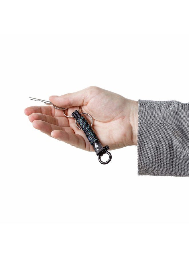 Wind Passion Paracord Nautical Keychain for Men & Women Who Love Adventures | Handcrafted Braided Rope Keychain - Image 2