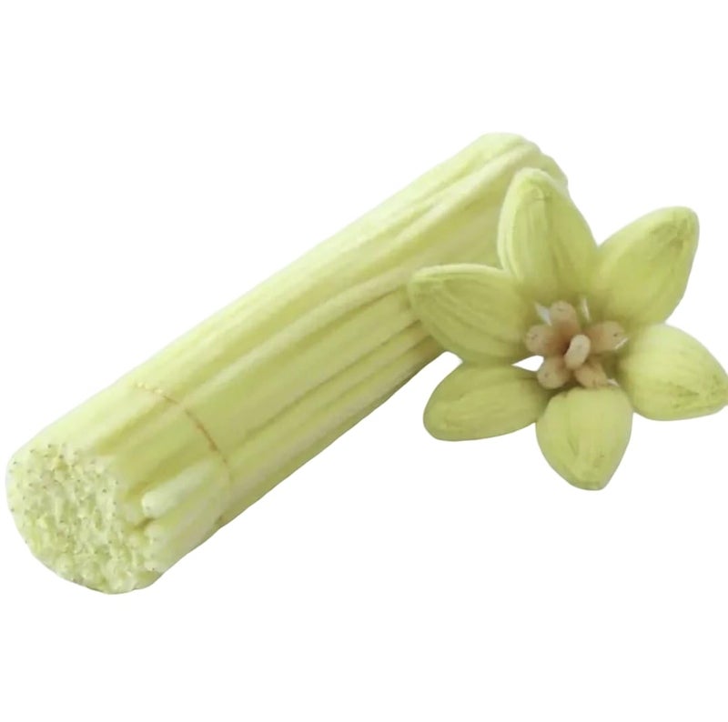 منظفات الأنابيب، أصفر باهت، 100 قطعة، أعواد شنيلا فuzzy لصنع الحرف اليدوية والزهور