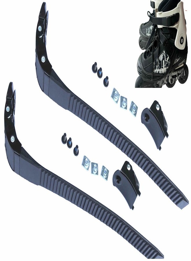 Alemon 2 Pieces Replacements Inline Roller Skating Shoes, Replacement Strap Inline Skates, Energy Strap with Screws Nuts Skates Buckles Accessory Part - Image 1