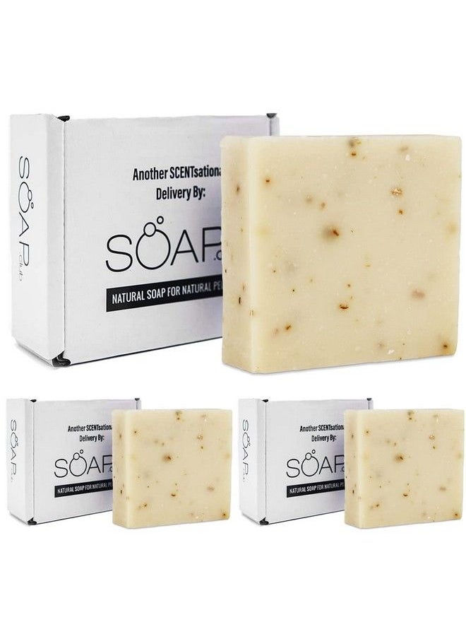 soap club Natural Bar Soap Gift Set For Men And Women Zen Blossom Handmade Bath Soaps With Goat’S Milk Peppermint Leaves Artisan Soap Bar Gift Box For Holidays Fathers Mothers Day (3 Pack)  - Image 1