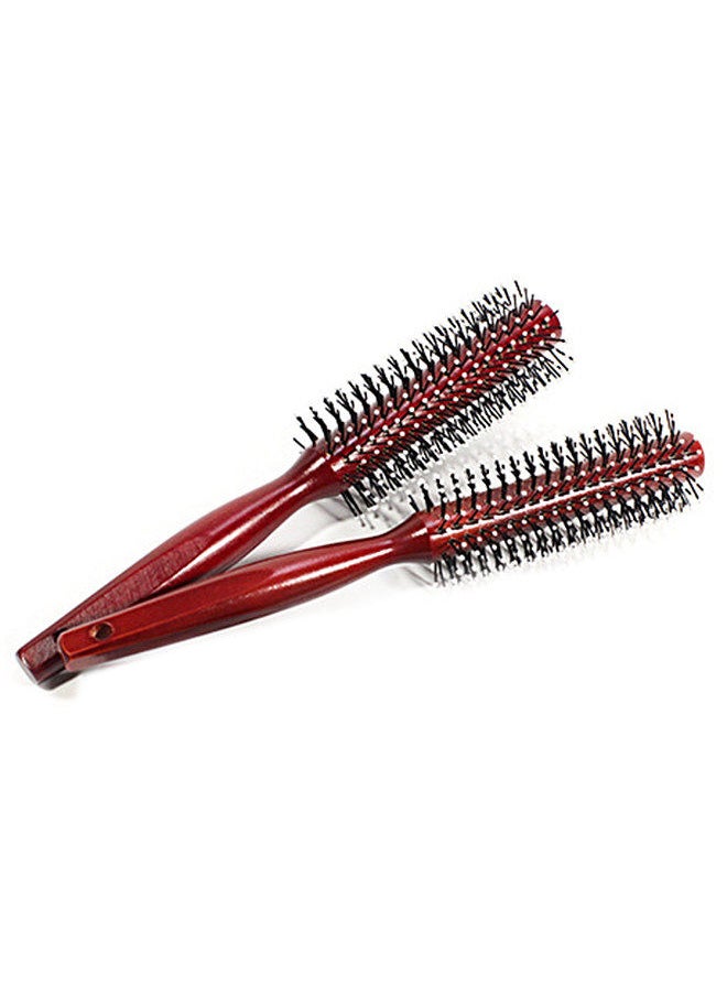 Generic - Wooden Bristle-free Curly Hair Comb Pear Flower Head Fluffy Bob Head Styling Comb V-shaped Teeth Round Comb - Image 1