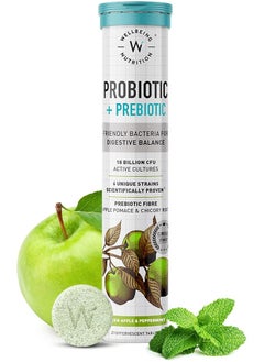 WELLBEING NUTRITION Apple Cider Vinegar And Probiotic + Prebiotic Combo Effervescent Tablets Pack For Digestion  - Image 3