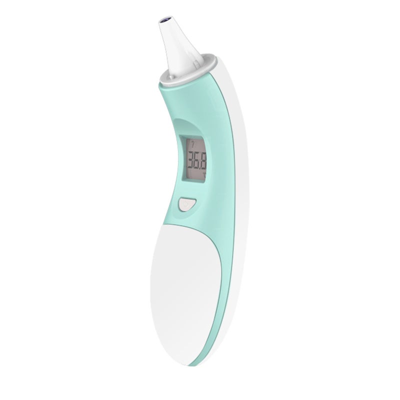 Ear Thermometer: Transparent, Imported Sensor & Advanced IR Tech - No Radiation Fast Readout, Ergonomic Grip, Large LCD Display, 30 Memory Groups, 60-Second Auto Shutoff, CFDA Certified for Family & M - Image 4